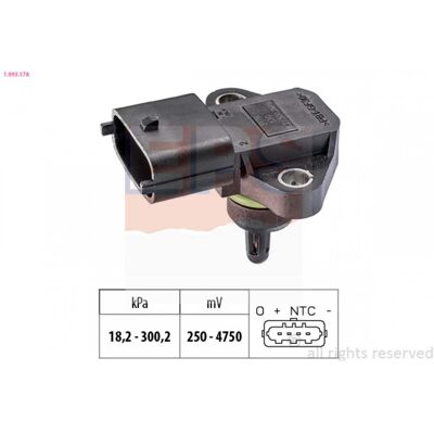 FACET 1.993.178 Barometrischer Drucksensor - Höhenanpassung - Drucksensor für Fahrzeuge FACET 1.993.178 Barometrischer Drucksensor - Höhenanpassung - Drucksensor für Fahrzeuge