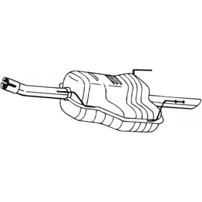 Endschalldämpfer BOSAL 185-481 Endschalldämpfer BOSAL 185-481