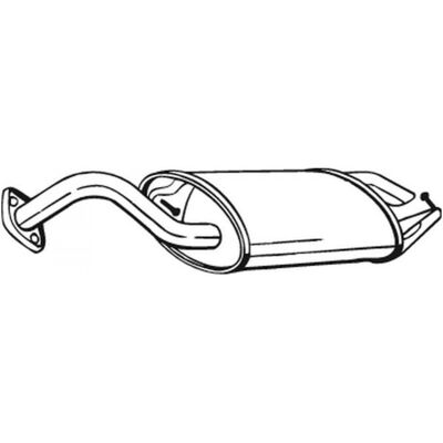 Endschalldämpfer BOSAL 228-489 Endschalldämpfer BOSAL 228-489