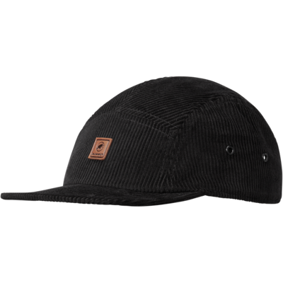 Mammut 5-Panel-Cap aus Kord Cord Cap Schwarz S-M Mammut 5-Panel-Cap aus Kord Cord Cap Schwarz S-M