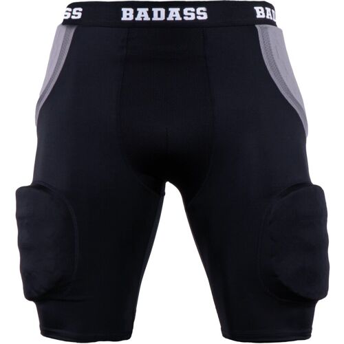 BADASS FOOTBALL BADASS Power 5-Pad Unterhose - schwarz/grau Gr. XL