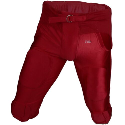 Active Athletics American Football Hose 7 Pad "All in One" Gamepants - rot Gr. 2XL