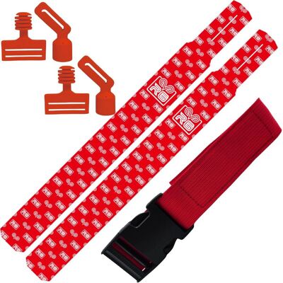 Rookie Goat Flagfootball Set, ein Gürtel mit zwei Flaggen - Logoflagge GOAT rot Rookie Goat Flagfootball Set, ein Gürtel mit zwei Flaggen - Logoflagge GOAT rot