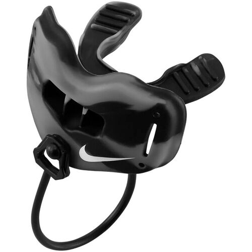 Nike Alpha Lip Protector Mouthguard + quick release Strap - schwarz-weiß