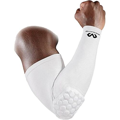 McDavid 6500 HEX Unterarmschutz Armstulpe/Shooter arm sleeve - weiß Gr.L