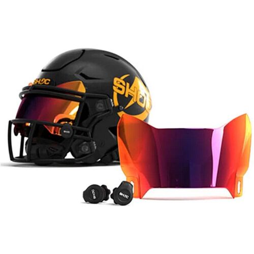 SHOC Zero G + Visor, Eyeshield - tigers blood