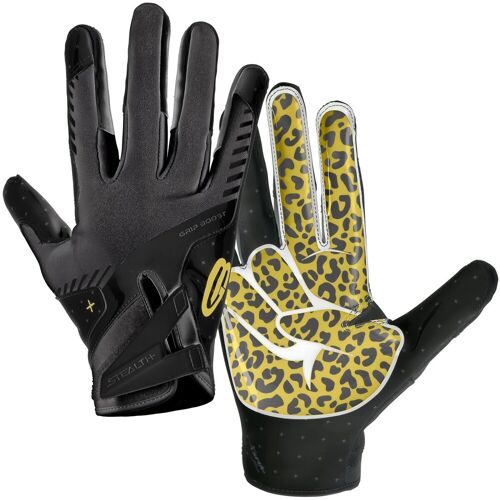 Grip Boost Peace Stealth 6.0 Football Gloves - black-gold Gr.XL
