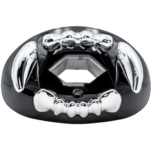 Rookie Goat VentFang 3D Mund-/Lippenschutz, flexibler Strap - vampire fang silver