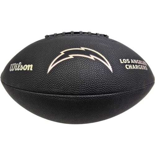 Wilson NFL Los Angeles Chargers Metallic Premiere Football Offizielle Größe 9 - schwarz