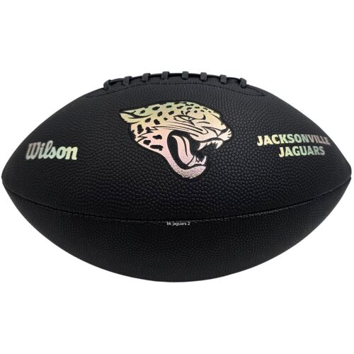 Wilson NFL Jacksonville Jaguars Metallic Premiere Football Offizielle Größe 9 - schwarz