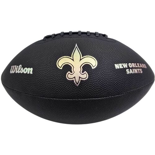 Wilson NFL New Orleans Saints Metallic Premiere Football Offizielle Größe 9 - schwarz