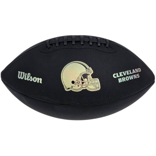 Wilson NFL Cleveland Browns Metallic Premiere Football Offizielle Größe 9 - schwarz
