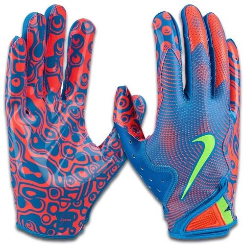 Nike Vapor Jet 8.0 Energy Receiver Handschuhe - blau-orange Gr. L