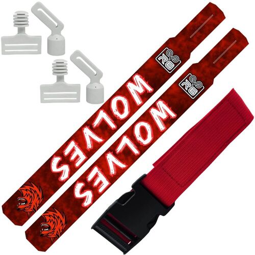 Rookie Goat Flagfootball Flaggen Set Animal Print - Wolves