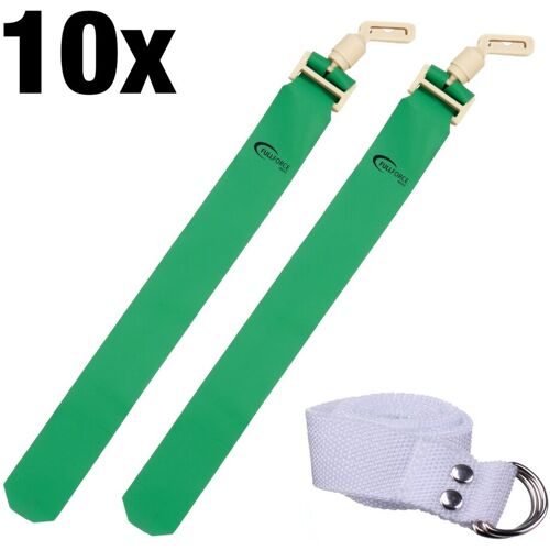Full Force Wear Full Force POPFLAG Flagfootball Set, 10 Gürtel mit 10 Flag Sets - grün
