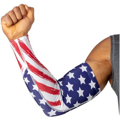 Shock Doctor Showtime Armsleeve - Stars and Stripes L Shock Doctor Showtime Armsleeve - Stars and Stripes L