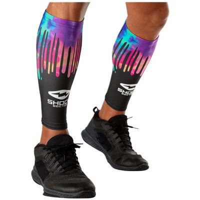 Shock Doctor Showtime Compression Calf Sleeves - Tie Dye Drip L Shock Doctor Showtime Compression Calf Sleeves - Tie Dye Drip L