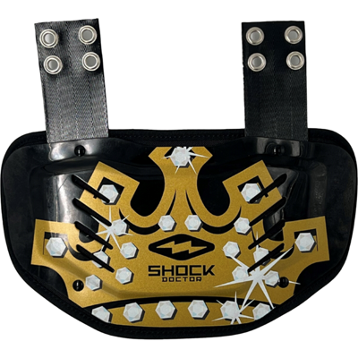 Shock Doctor Showtime Back Plate - Gold Crown Shock Doctor Showtime Back Plate - Gold Crown