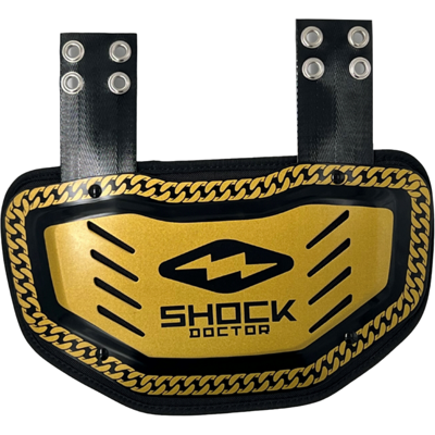 Shock Doctor Showtime Back Plate - Gold Chain Shock Doctor Showtime Back Plate - Gold Chain