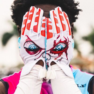Battle Lil Evil Cloaked Receiver Gloves - Gr. L Battle Lil Evil Cloaked Receiver Gloves - Gr. L
