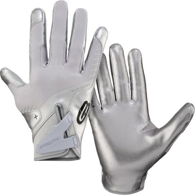 Grip Boost Solid Stealth 6.0 Football Gloves - chrome Gr.2XL Grip Boost Solid Stealth 6.0 Football Gloves - chrome Gr.2XL