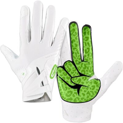 Grip Boost Peace Stealth 6.0 Football Gloves - lime Gr.M Grip Boost Peace Stealth 6.0 Football Gloves - lime Gr.M