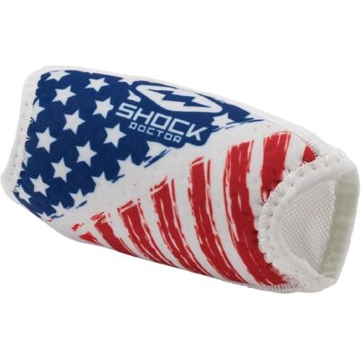 Shock Doctor Showtime Kinnriemenüberzug, Chin Strap Cover - stars and stripes Shock Doctor Showtime Kinnriemenüberzug, Chin Strap Cover - stars and stripes