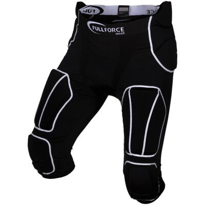 Full Force Wear Full Force American Football 7-Pads Girdle Youth - schwarz Gr.YXL Full Force Wear Full Force American Football 7-Pads Girdle Youth - schwarz Gr.YXL