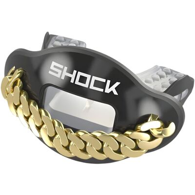 Shock Doctor Max AirFlow Lipguard 3D Chain black chrome Shock Doctor Max AirFlow Lipguard 3D Chain black chrome