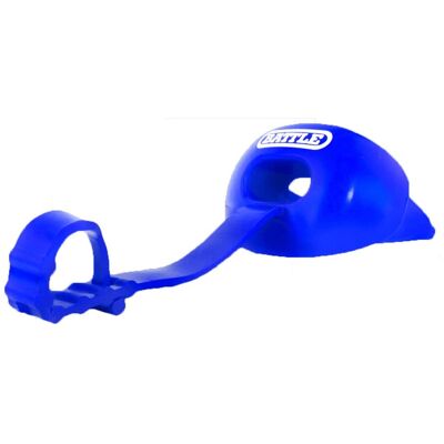 BATTLE Oxygen Football Mundschutz Lipguard w/ strap - blau BATTLE Oxygen Football Mundschutz Lipguard w/ strap - blau