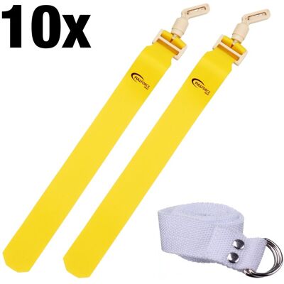 Full Force Wear Full Force POPFLAG Flagfootball Set, 10 Gürtel mit 10 Flag Sets - gelb Full Force Wear Full Force POPFLAG Flagfootball Set, 10 Gürtel mit 10 Flag Sets - gelb
