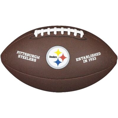 Wilson NFL Lizenzierter Football - Pittsburgh Steelers - Schwarz - Offizielle Größe 9 Wilson NFL Lizenzierter Football - Pittsburgh Steelers - Schwarz - Offizielle Größe 9