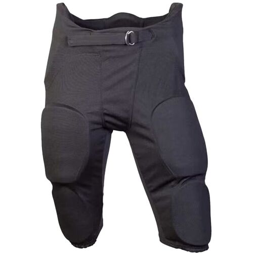 MM All In One Footballhose, Football Integrated Gamepants - schwarz Gr. XL