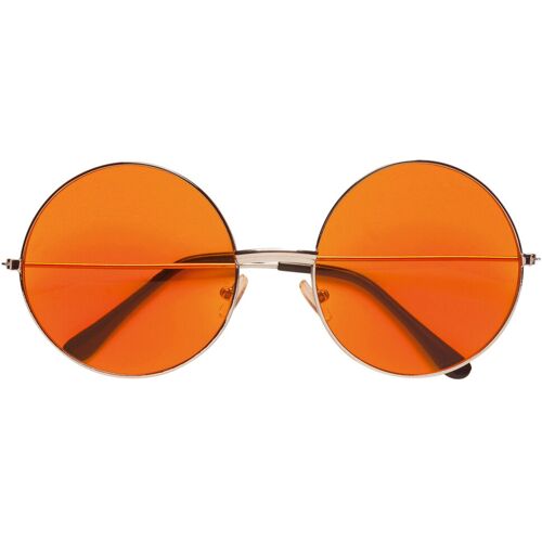 Widmann 70er-Jahre Hippiebrille Orange Orange OS
