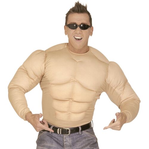 Widmann Gepolstertes Muskel Shirt für Herren Beige / Creme L
