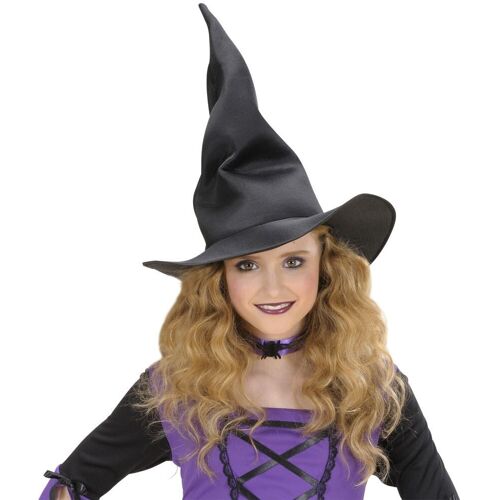 Widmann Verformbarer Kinder Hexenhut Schwarz OS