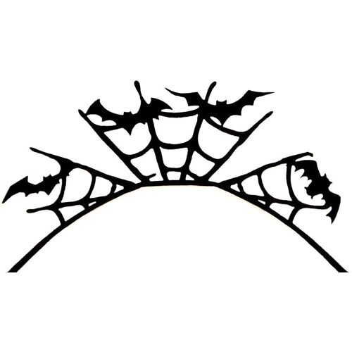 Eulenspiegel Fledermaus Papier Wimpern Schwarz OS