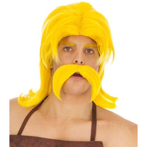 chakks Automatix Perücke für Herren Gelb OS