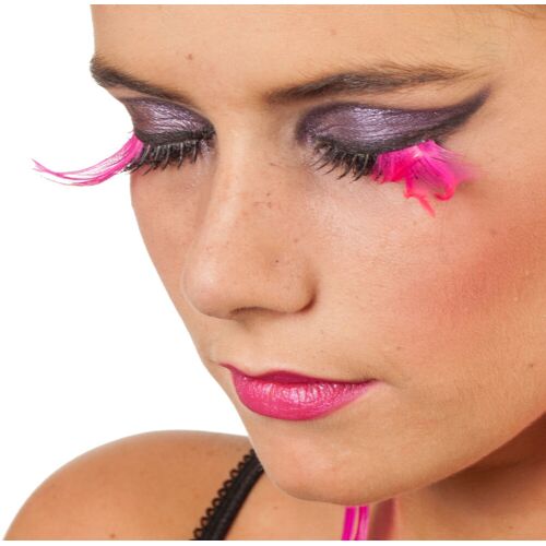 fashion4fun Pink Wing Party Diva Wimpern Pink OS