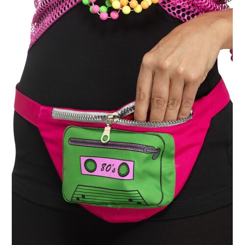 Smiffys 80er Jahre Gürteltasche Walkman Pink OS