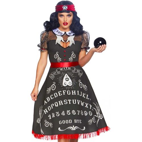 legavenue Ouija Brett Kostüm für Damen Deluxe Schwarz L