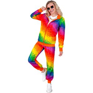 Rainbow Pixel 70er Jahre Trainingsanzug - Kleidung Rainbow Pixel 70er Jahre Trainingsanzug - Kleidung