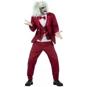 Smiffys Beetlejuice Bräutigam Herrenkostüm Rot L Smiffys Beetlejuice Bräutigam Herrenkostüm Rot L