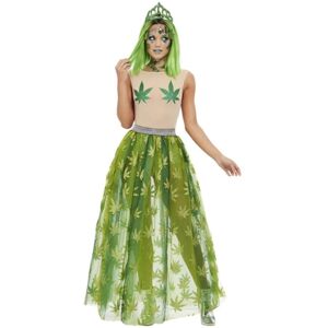 Smiffys Hanfkönigin Damenkostüm Grün M Smiffys Hanfkönigin Damenkostüm Grün M