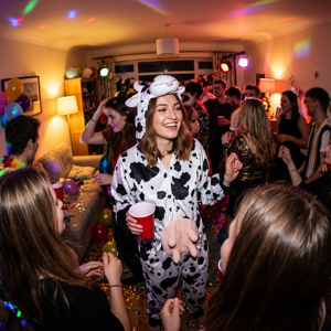 Boland Unisex Plüsch Kuh Kostüm Weiß M Boland Unisex Plüsch Kuh Kostüm Weiß M