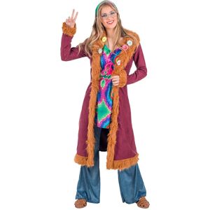 Boland Happy Hippie 70er Jahre Kostüm für Damen Bunt XL Boland Happy Hippie 70er Jahre Kostüm für Damen Bunt XL