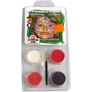 Eulenspiegel Schminkset Für Kleine Paradies Vögel Bunt OS Eulenspiegel Schminkset Für Kleine Paradies Vögel Bunt OS