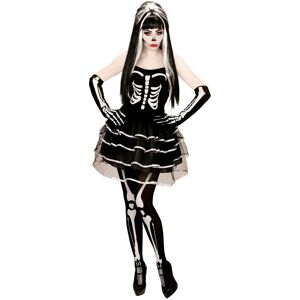 Widmann Skelett-Lady Hanna Kostüm Schwarz S Widmann Skelett-Lady Hanna Kostüm Schwarz S