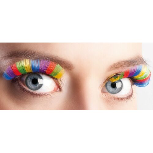 Boland 1 Paar Regenbogen Wimpern Bunt OS