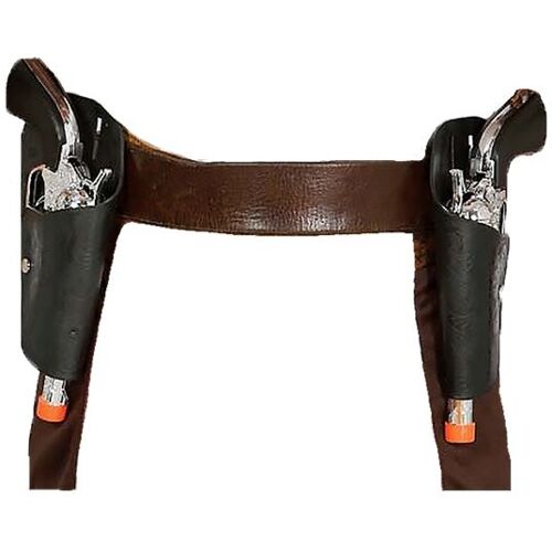 fiestasguirca Kinder Holster mit Pistolen OS - Braun Wir machen Party.de Braun OS